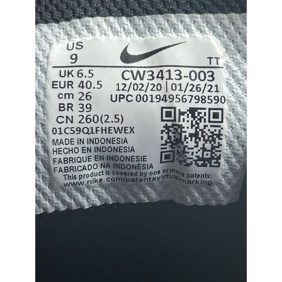 Nike Downshifter 11 Womens Running Athletic Sneakers Black Size 9 CW3413-003 - Picture 7 of 7